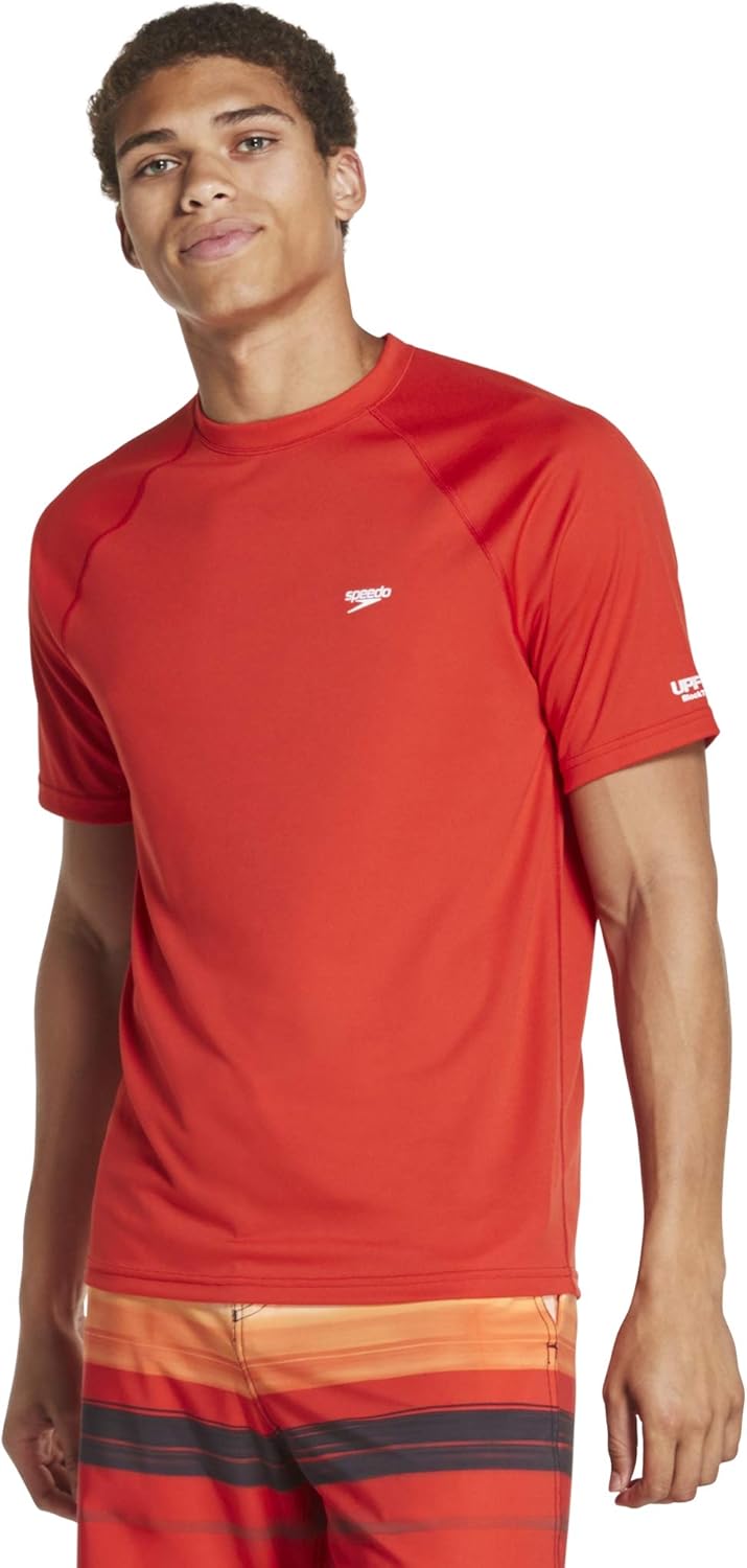 【新品未使用】Speedo メンズ UVスイムシャツ　半袖 Amazon | Speedo メンズ Uv スイムシャツ 半袖 レギュラー